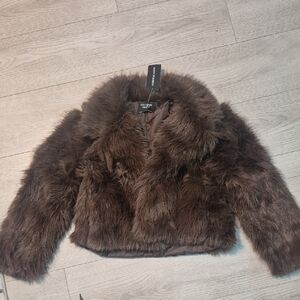 Streetwear Society Brown Teddy Jacket